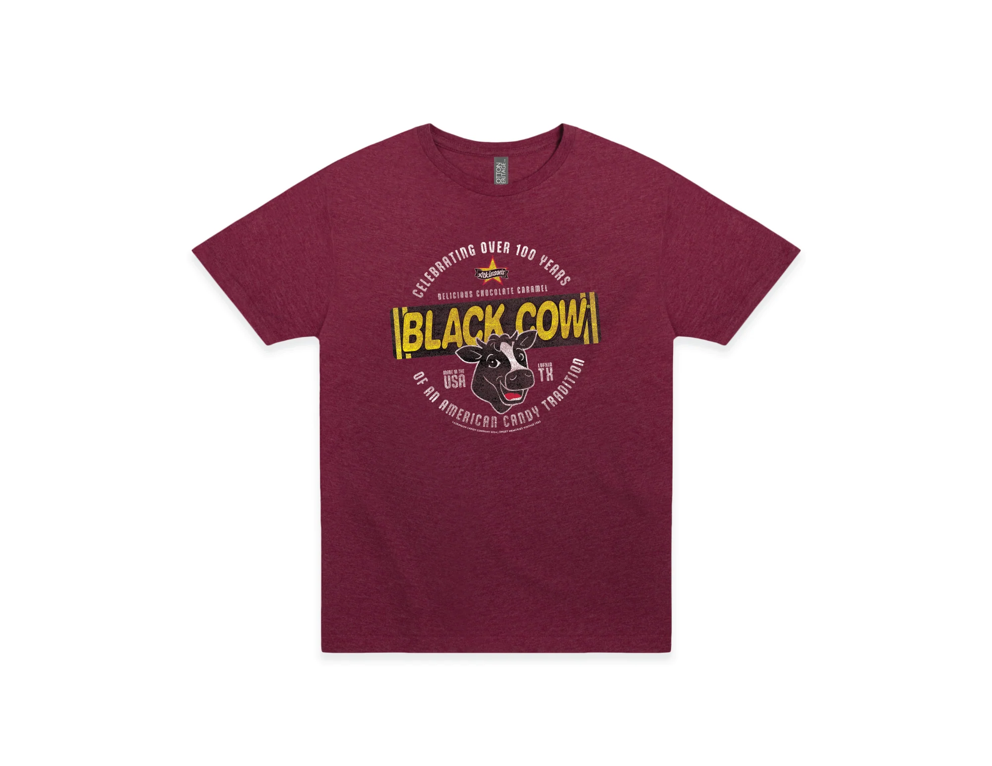 Black Cow® Delicious Chocolate Caramel Short-Sleeved T-Shirt