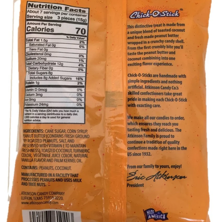 Chick-O-Stick® Nuggets - 4 oz Peg Bag - Image 3