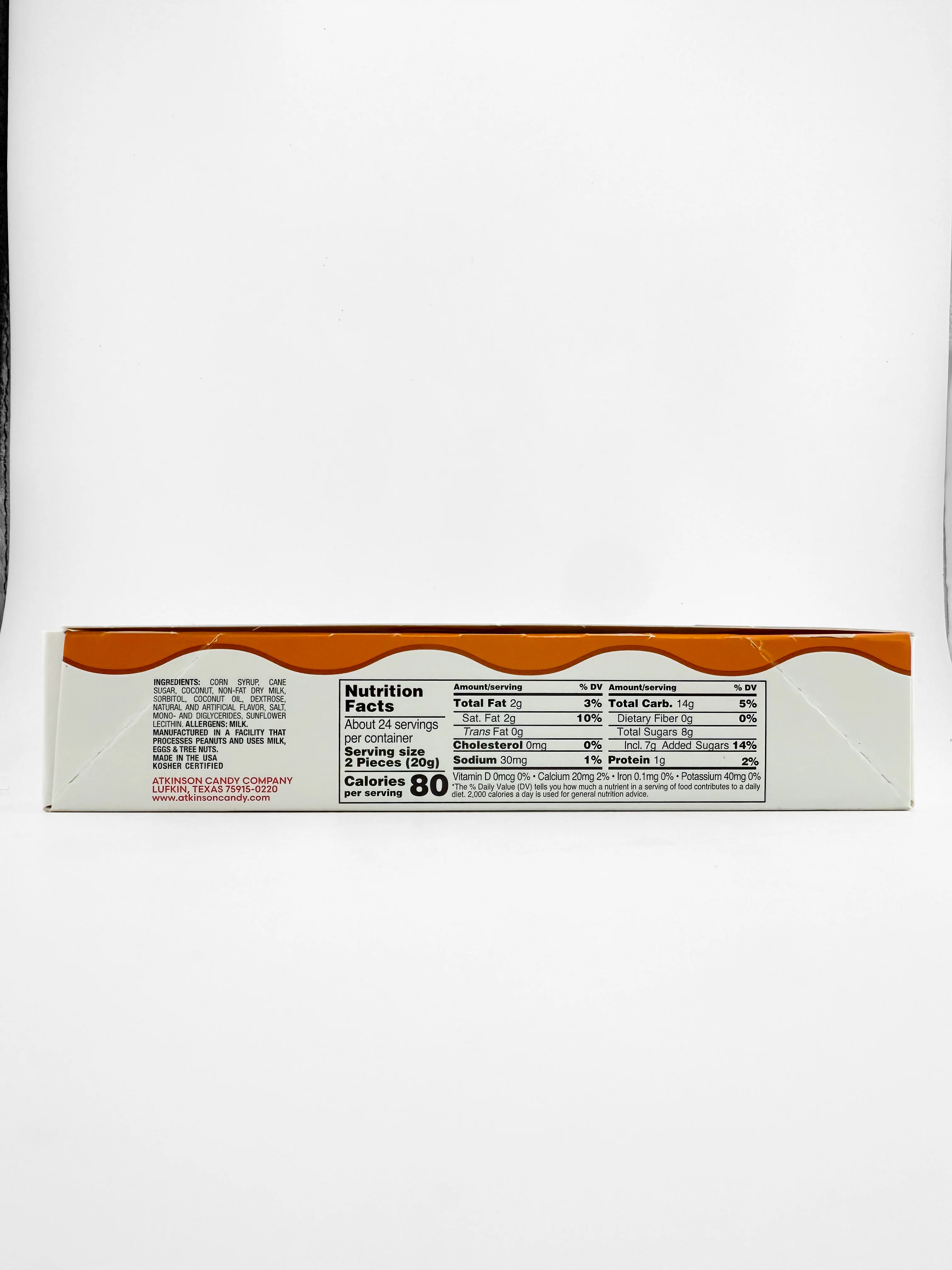 Long Boys® Coconut Fun Size Caramels (48 count box) - Image 3